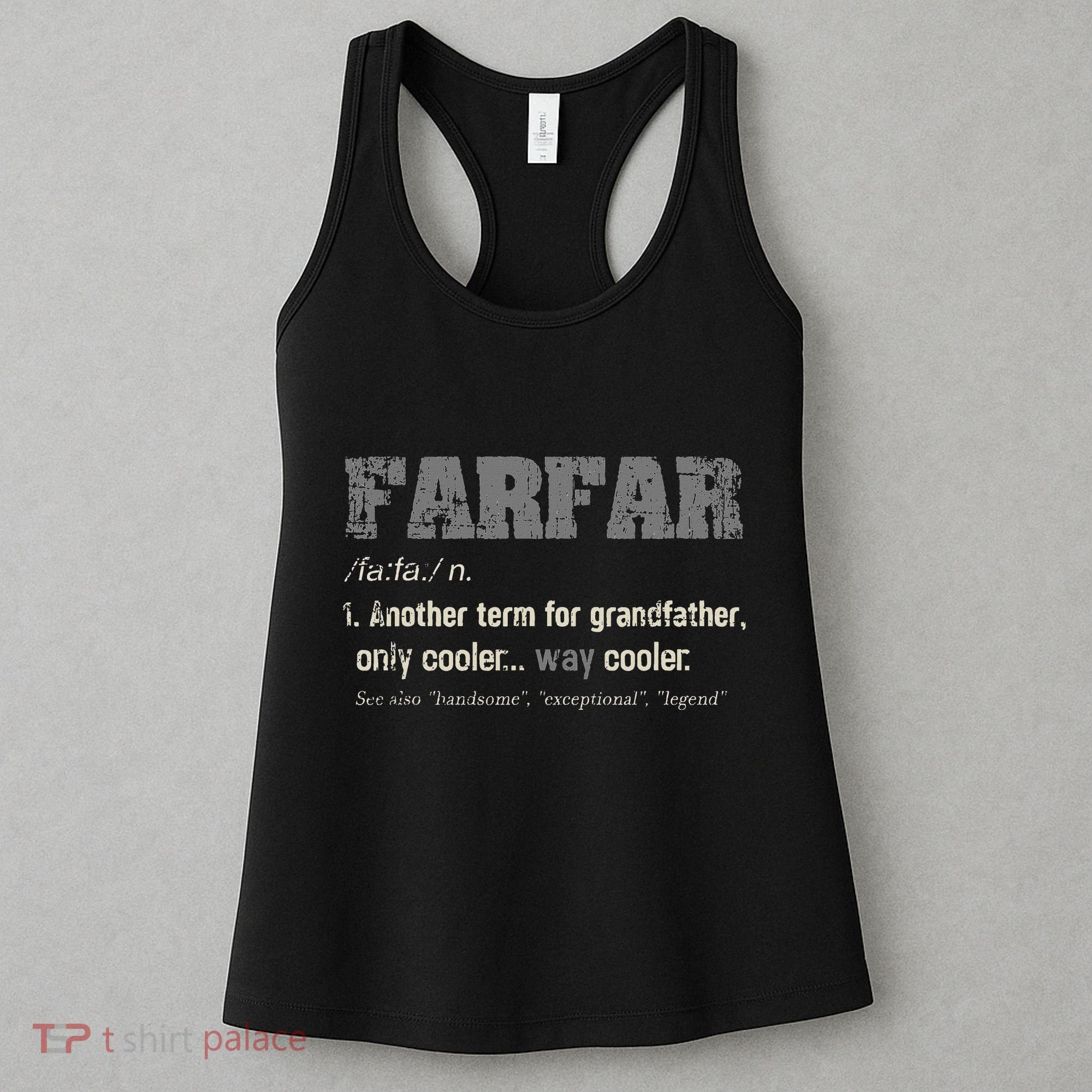 Swedish Farfar Funny Definition Grandpa Women's Tank Top