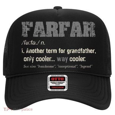 Swedish Farfar Funny Definition Grandpa Hat