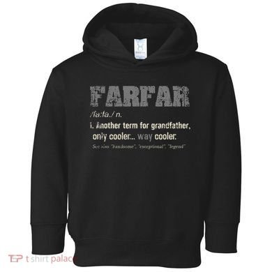 Swedish Farfar Funny Definition Grandpa Toddler Hoodie