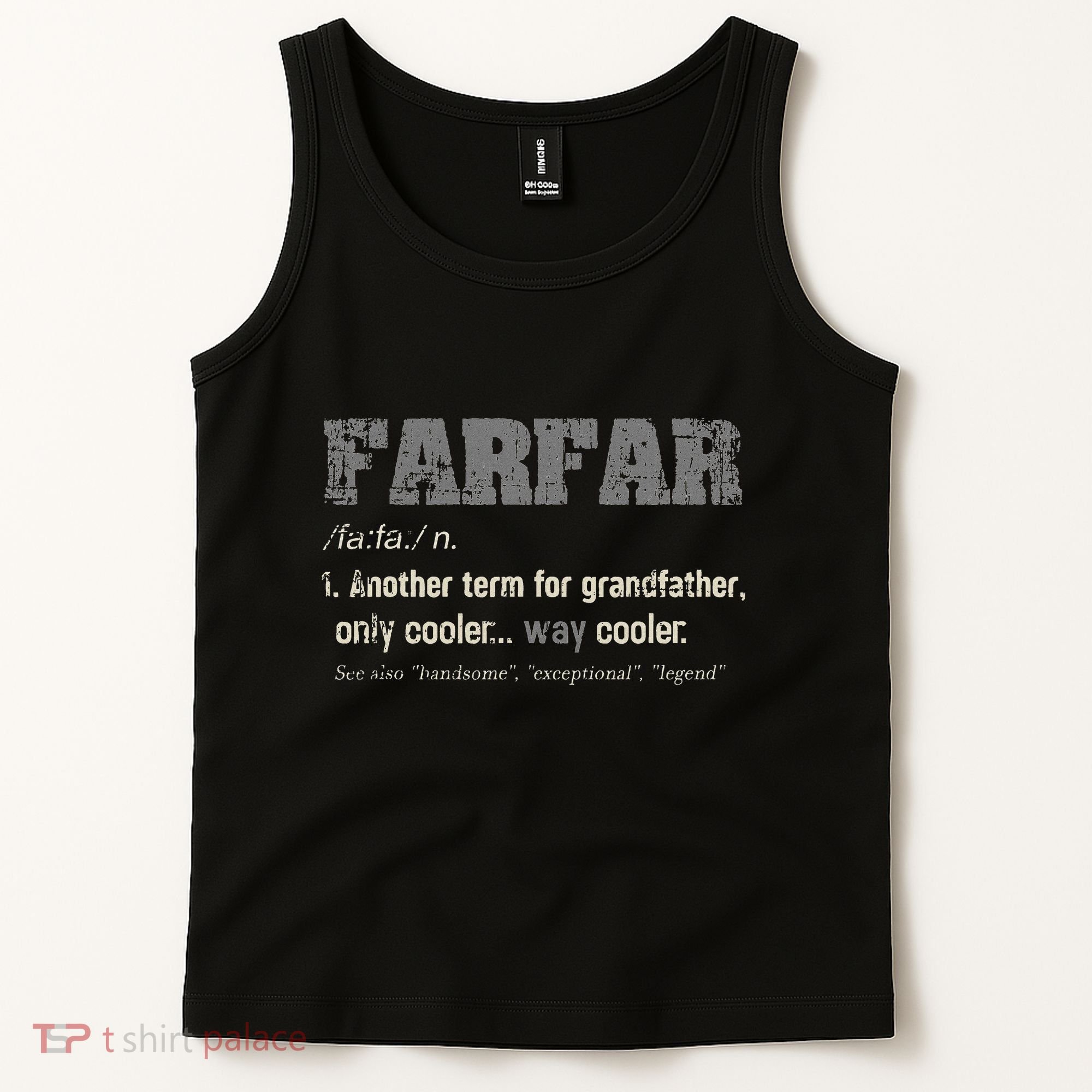 Swedish Farfar Funny Definition Grandpa Tank Top