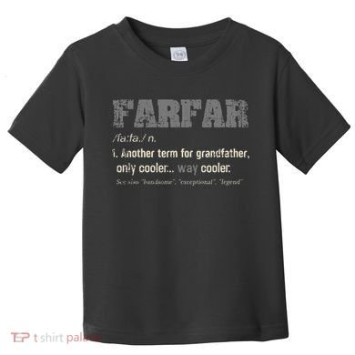 Swedish Farfar Funny Definition Grandpa Toddler T-Shirt