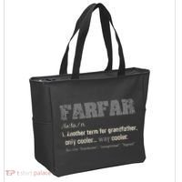 Swedish Farfar Funny Definition Grandpa Tote Bag thumb 2