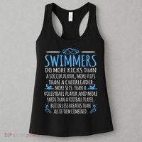 Swimmers Facts Funny Swimming Coach Women's Tank Top thumb 3