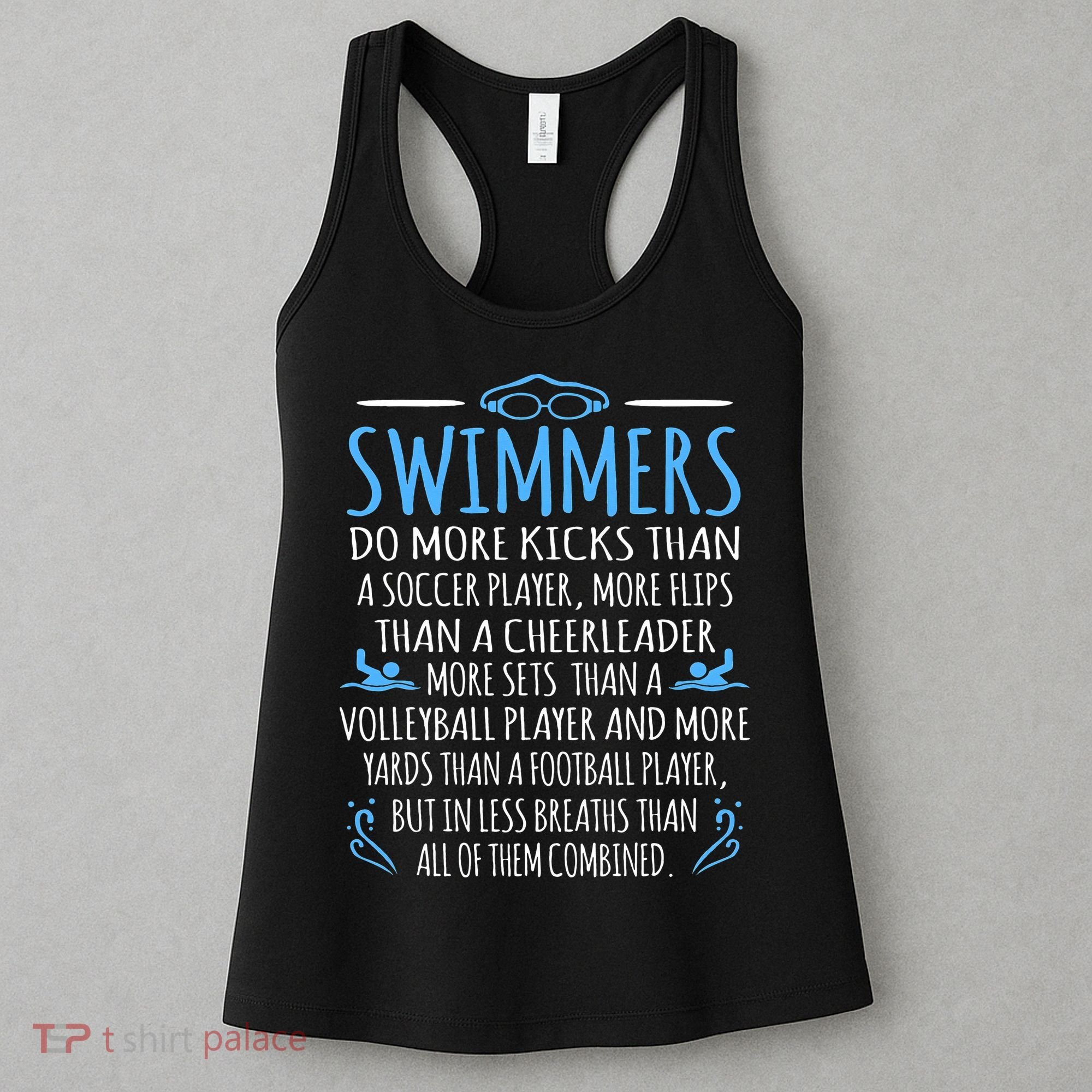 Swimmers Facts Funny Swimming Coach Women's Tank Top