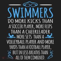 Swimmers Facts Funny Swimming Coach Hat thumb 2