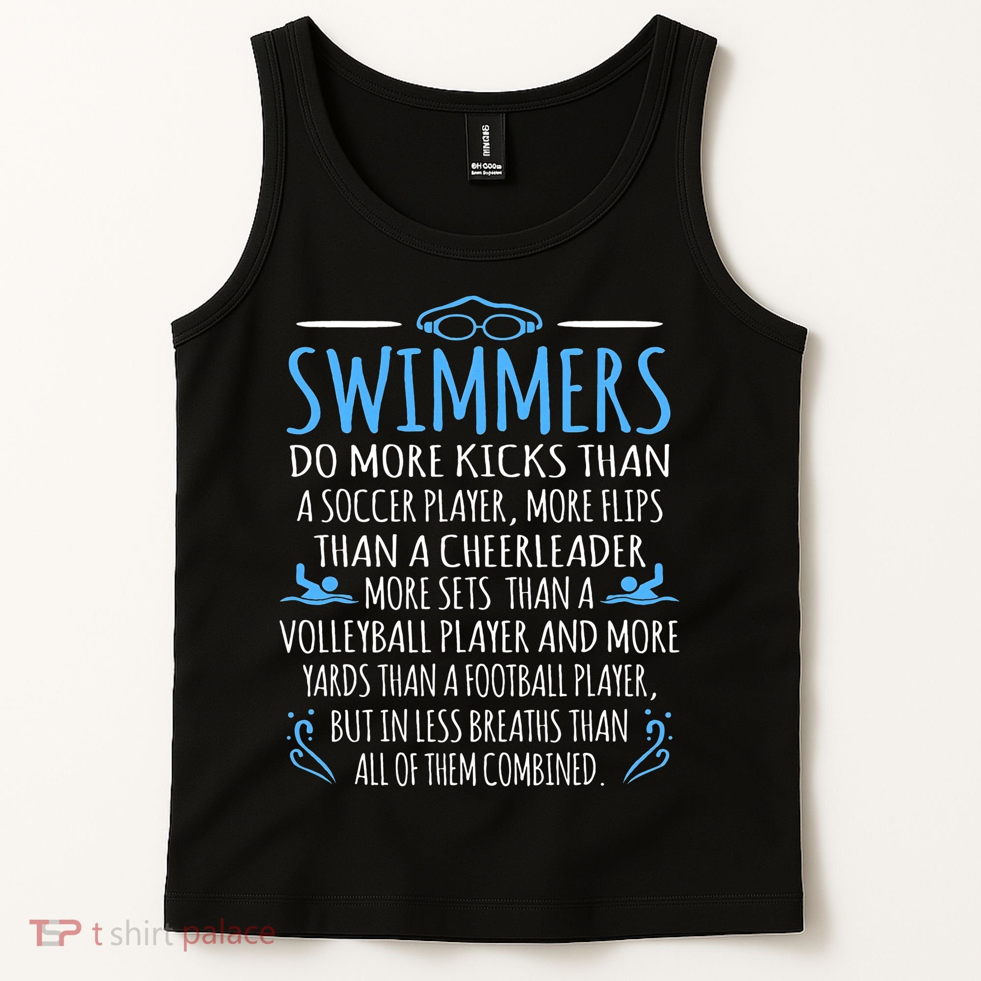 Swimmers Facts Funny Swimming Coach Tank Top