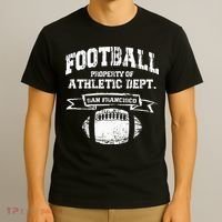 San Francisco Football Property Athletic Dept Retro Grunge T-Shirt thumb 3