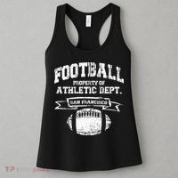 San Francisco Football Property Athletic Dept Retro Grunge Women's Tank Top thumb 3