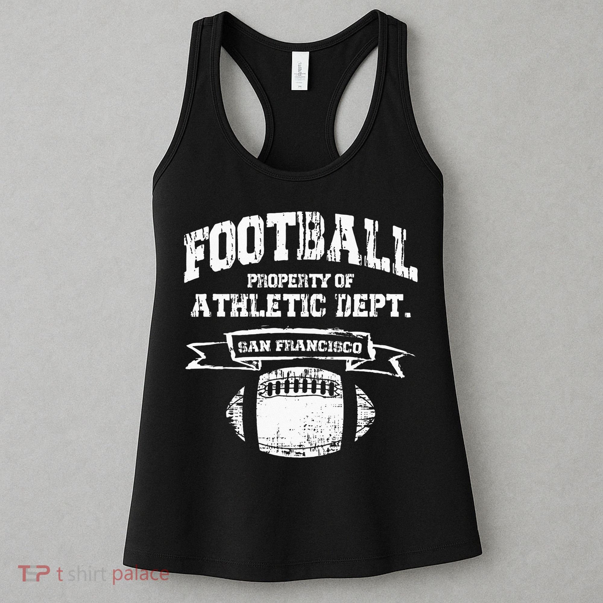 San Francisco Football Property Athletic Dept Retro Grunge Women's Tank Top