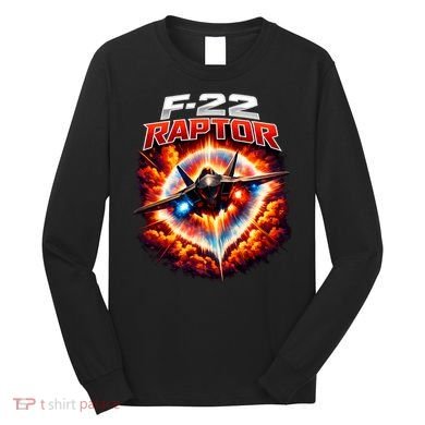 Sonic Fury F-22 Raptor Long Sleeve Shirt