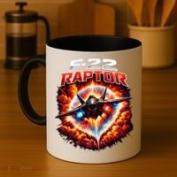 Sonic Fury F-22 Raptor Coffee Mug thumb 4