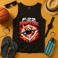 Sonic Fury F-22 Raptor Tank Top thumb 4