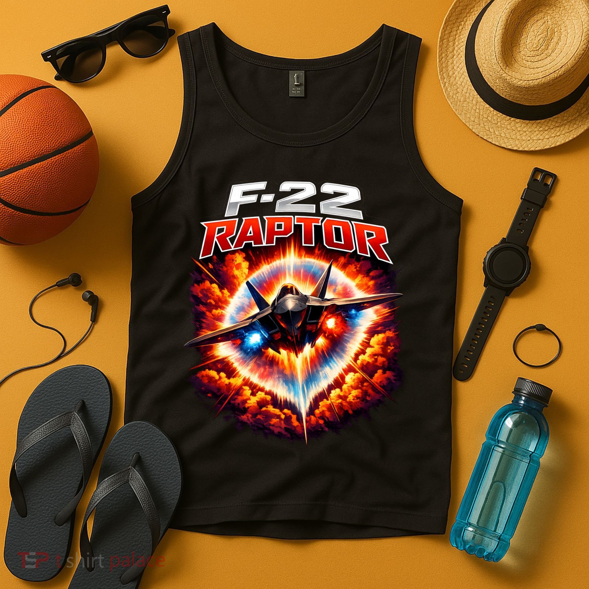 Sonic Fury F-22 Raptor Tank Top
