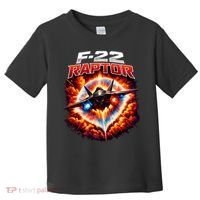 Sonic Fury F-22 Raptor Toddler T-Shirt thumb 0