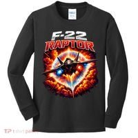 Sonic Fury F-22 Raptor Kids Long Sleeve Shirt thumb 0