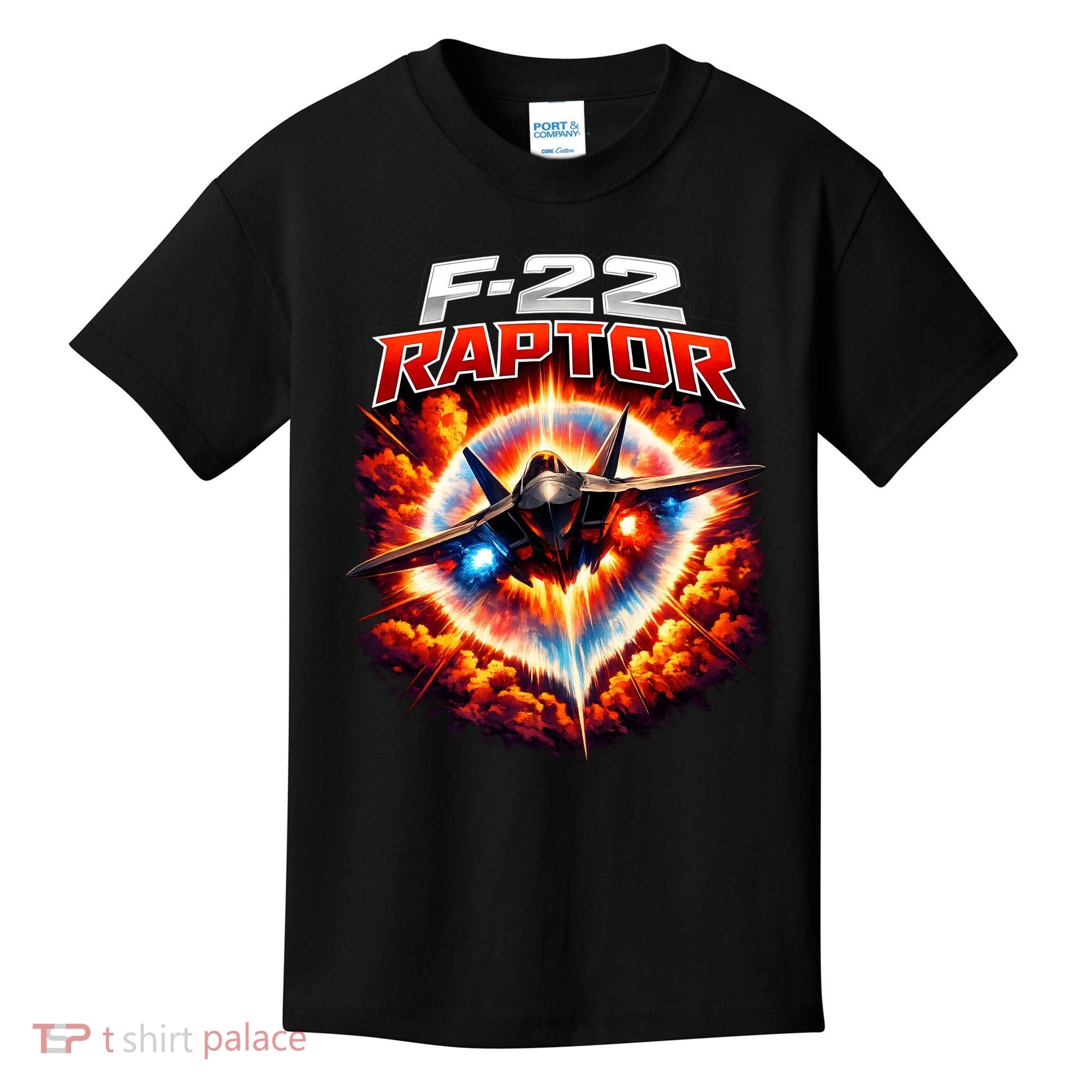 Sonic Fury F-22 Raptor Kids T-Shirt