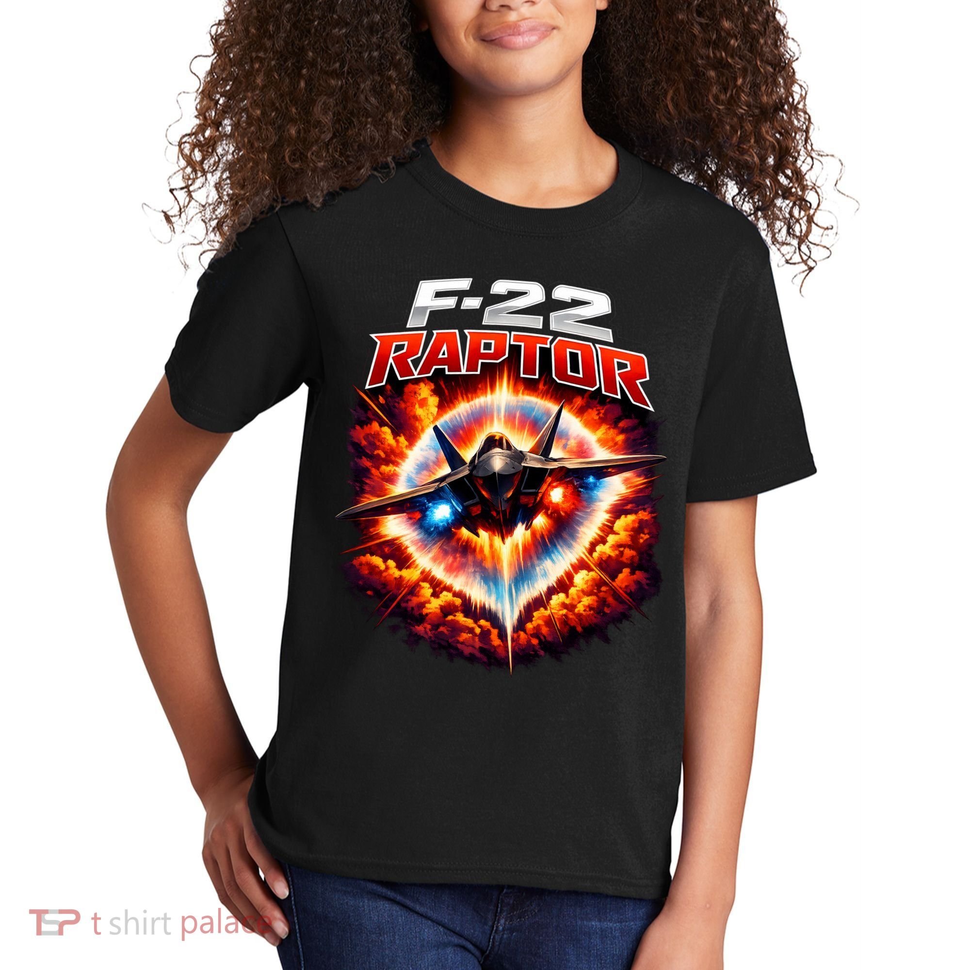 Sonic Fury F-22 Raptor Kids T-Shirt