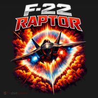 Sonic Fury F-22 Raptor Kids T-Shirt thumb 4