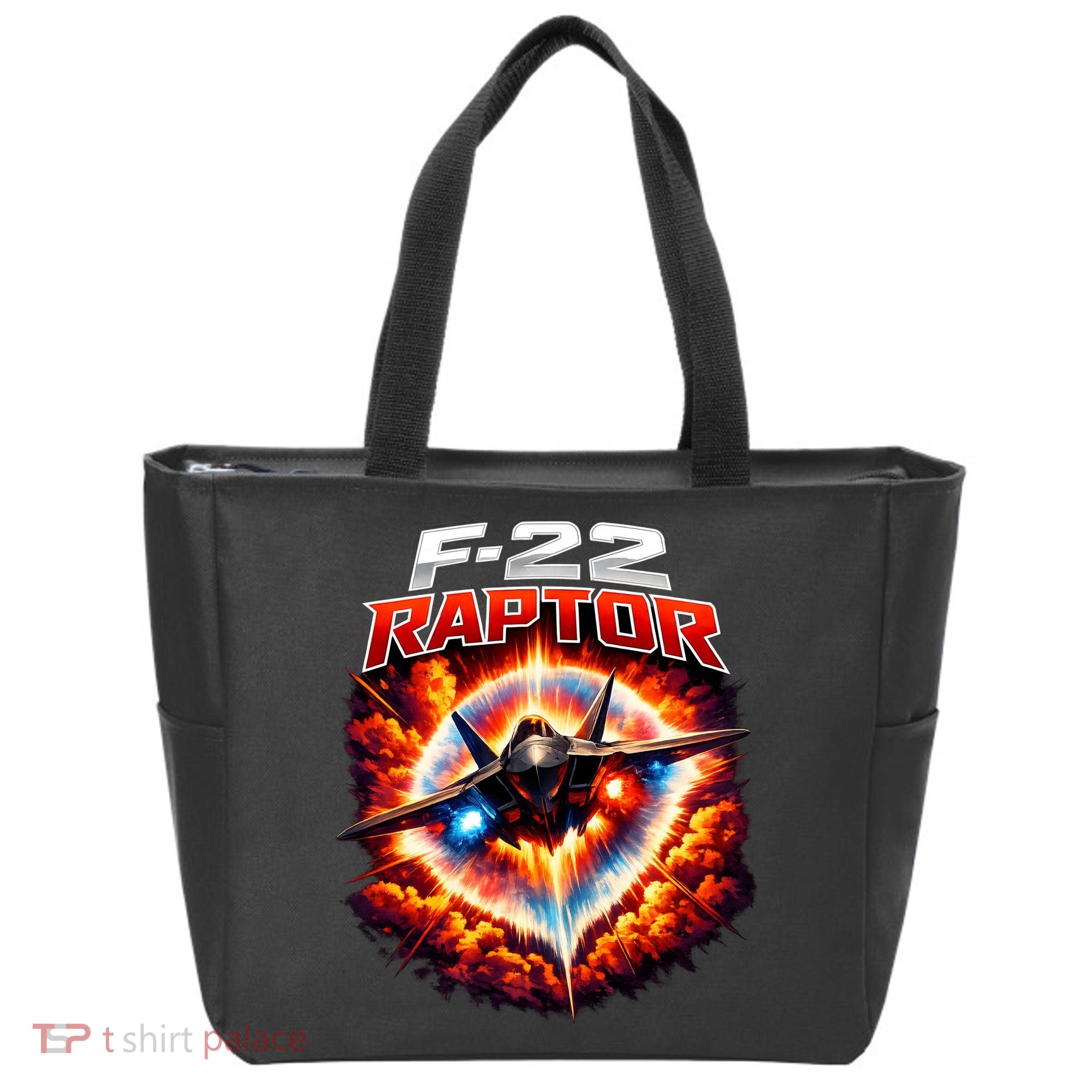 Sonic Fury F-22 Raptor Tote Bag