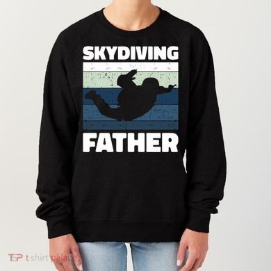 Skydiving Father For Father's Day Gift Women's Sweatshirt
