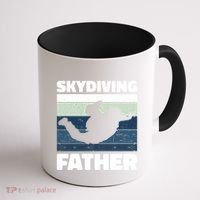 Skydiving Father For Father's Day Gift Coffee Mug thumb 1