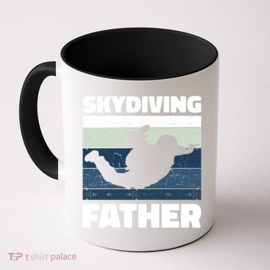 Skydiving Father For Father's Day Gift Coffee Mug