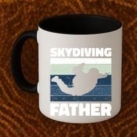 Skydiving Father For Father's Day Gift Coffee Mug thumb 2