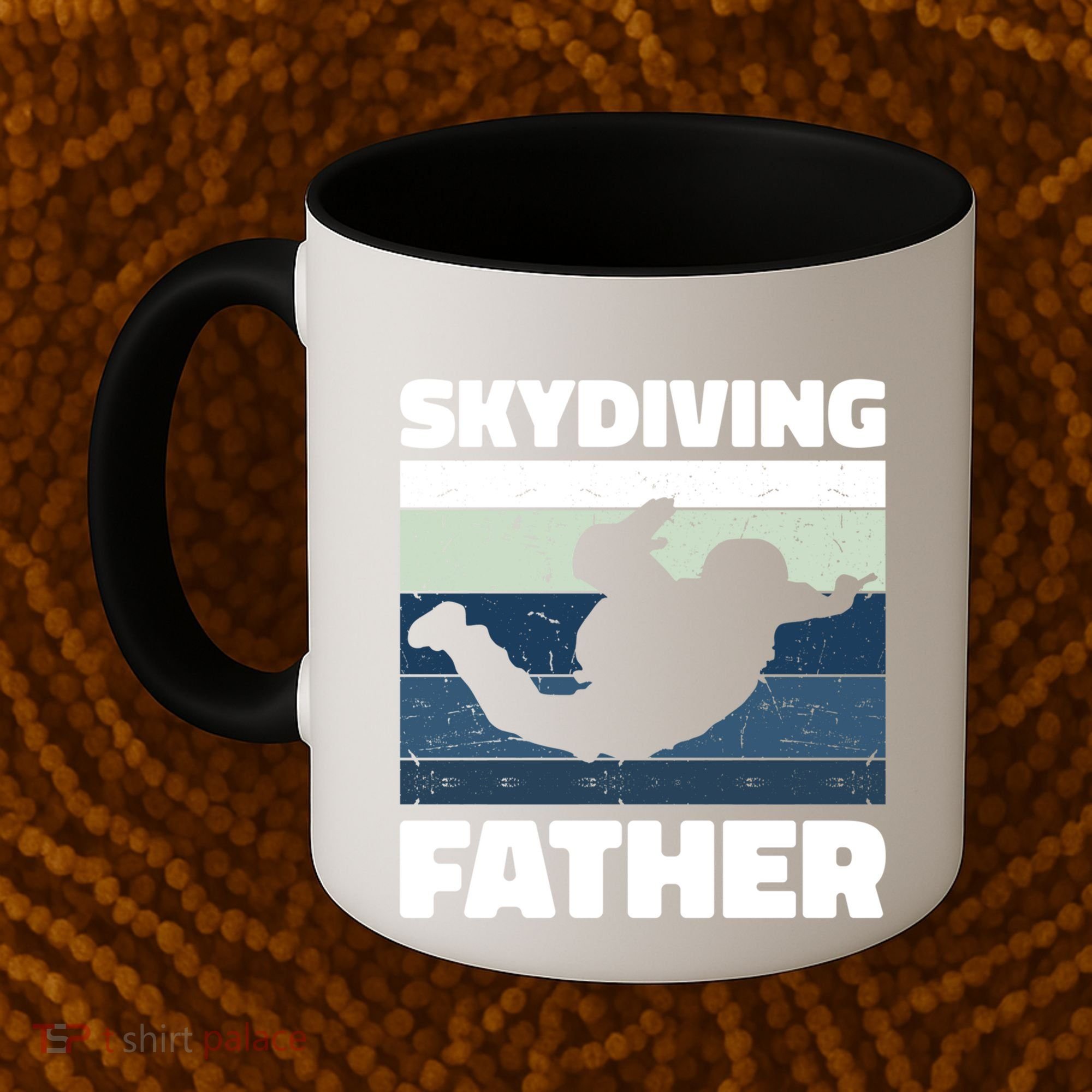 Skydiving Father For Father's Day Gift Coffee Mug