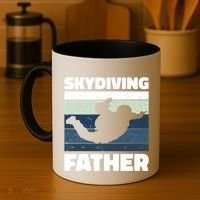 Skydiving Father For Father's Day Gift Coffee Mug thumb 4