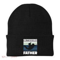 Skydiving Father For Father's Day Gift Beanie thumb 0