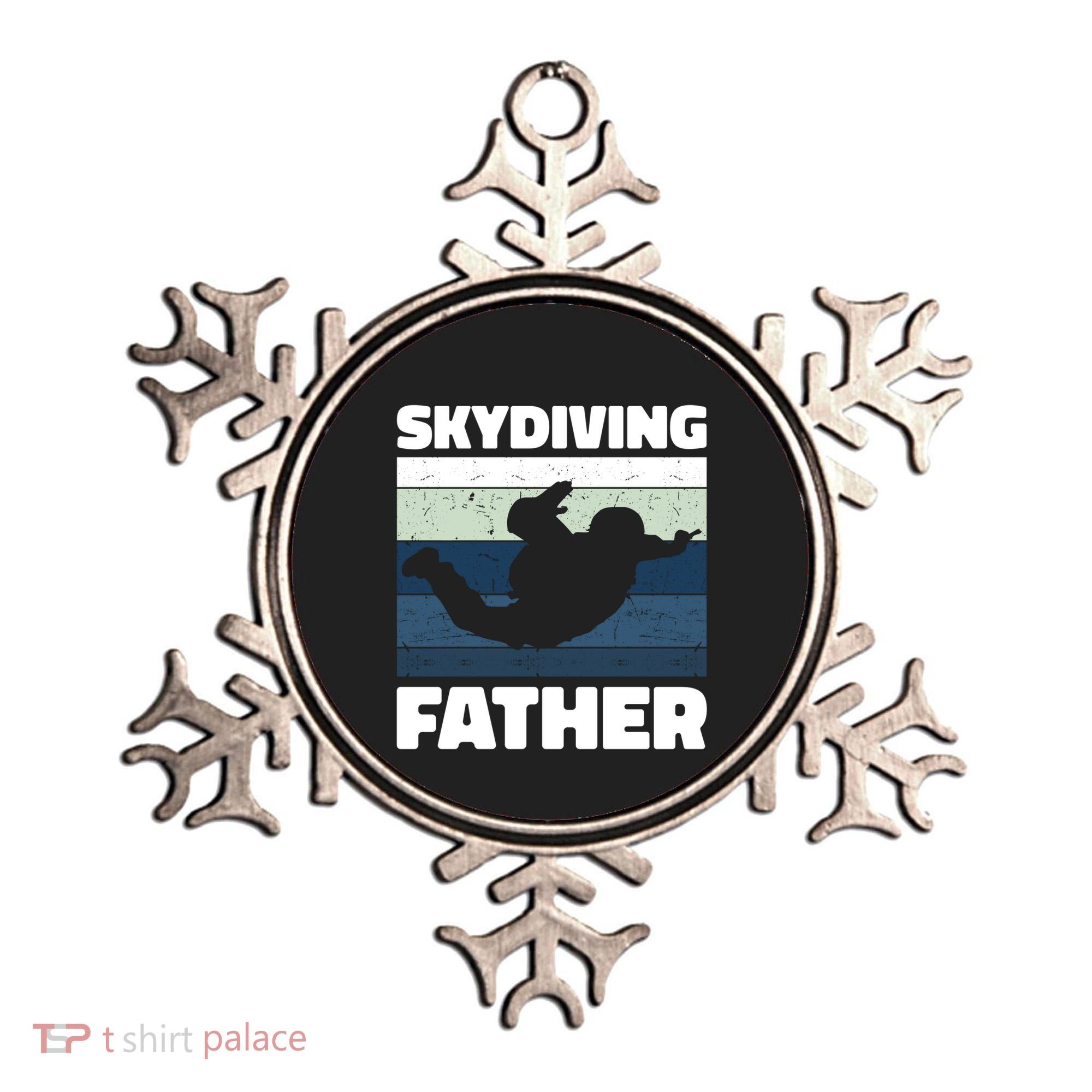 Skydiving Father For Father's Day Gift Ornament