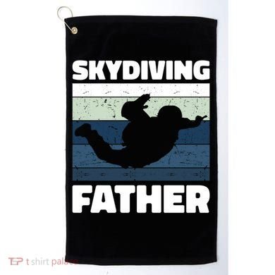 Skydiving Father For Father's Day Gift Golf Towel