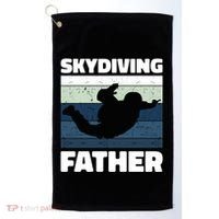 Skydiving Father For Father's Day Gift Golf Towel thumb 0