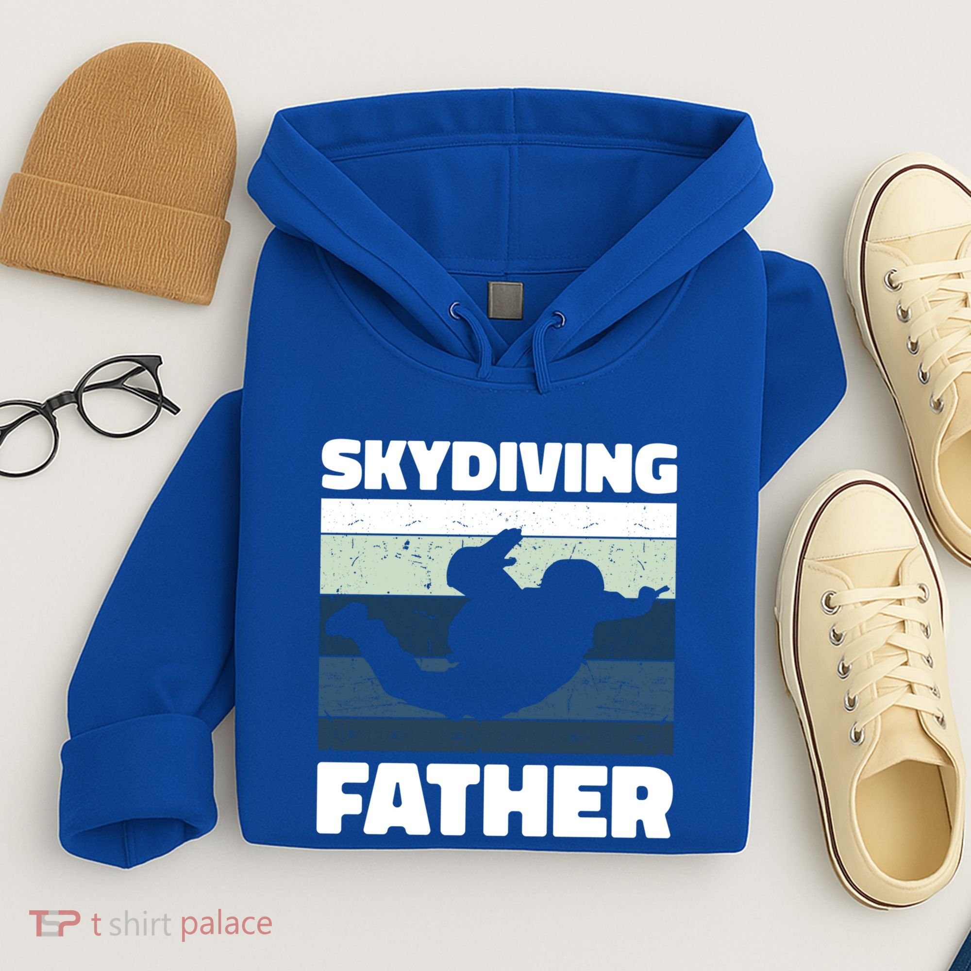 Skydiving Father For Father's Day Gift Hoodie