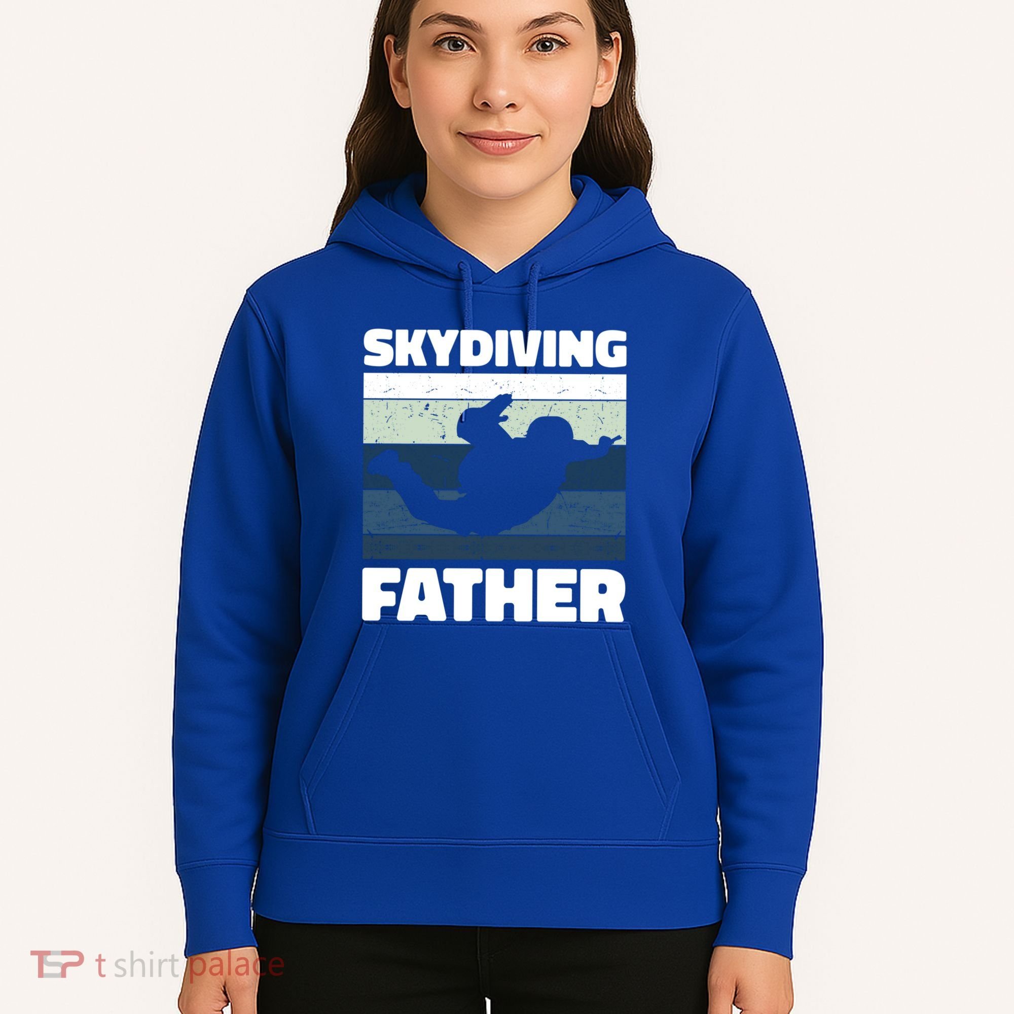 Skydiving Father For Father's Day Gift Hoodie