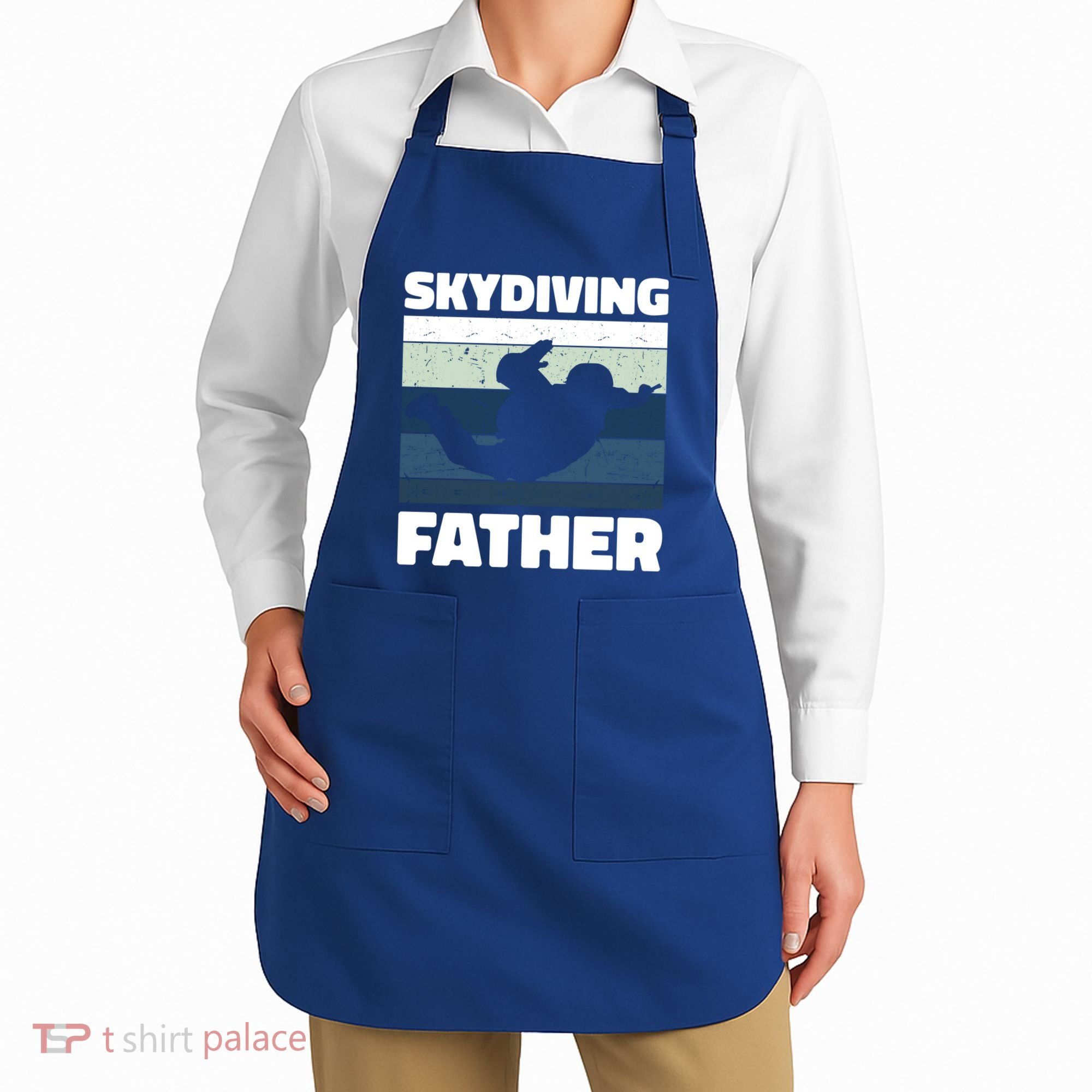 Skydiving Father For Father's Day Gift Apron