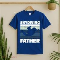 Skydiving Father For Father's Day Gift T-Shirt thumb 2