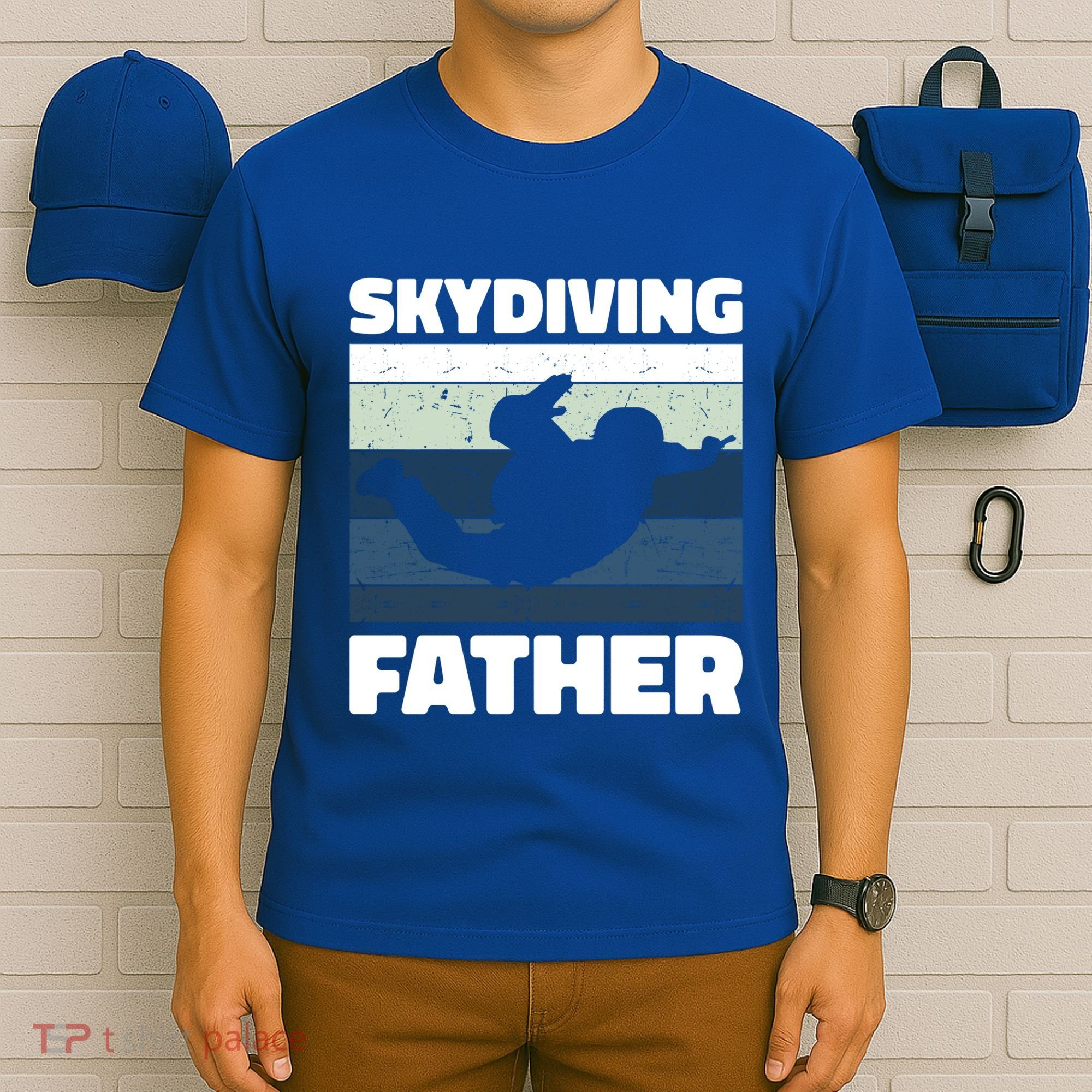 Skydiving Father For Father's Day Gift T-Shirt