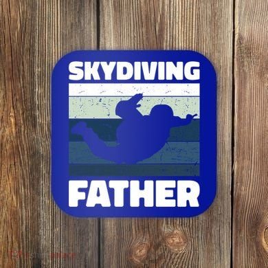 Skydiving Father For Father's Day Gift Coaster