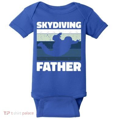 Skydiving Father For Father's Day Gift Baby Bodysuit