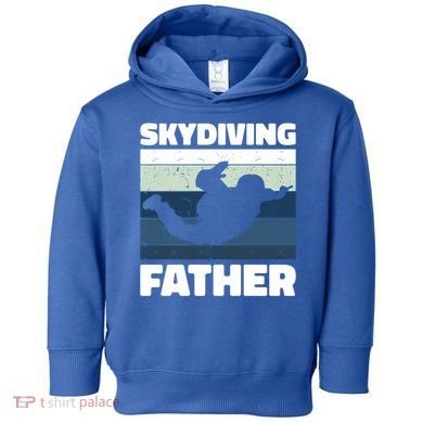 Skydiving Father For Father's Day Gift Toddler Hoodie