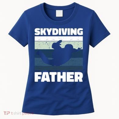 Skydiving Father For Father's Day Gift Women's T-Shirt
