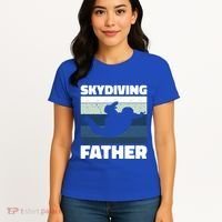 Skydiving Father For Father's Day Gift Women's T-Shirt thumb 4