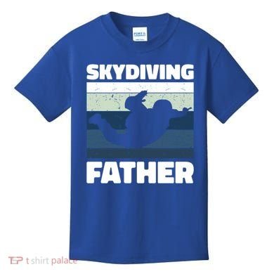 Skydiving Father For Father's Day Gift Kids T-Shirt