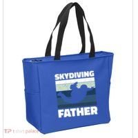 Skydiving Father For Father's Day Gift Tote Bag thumb 2