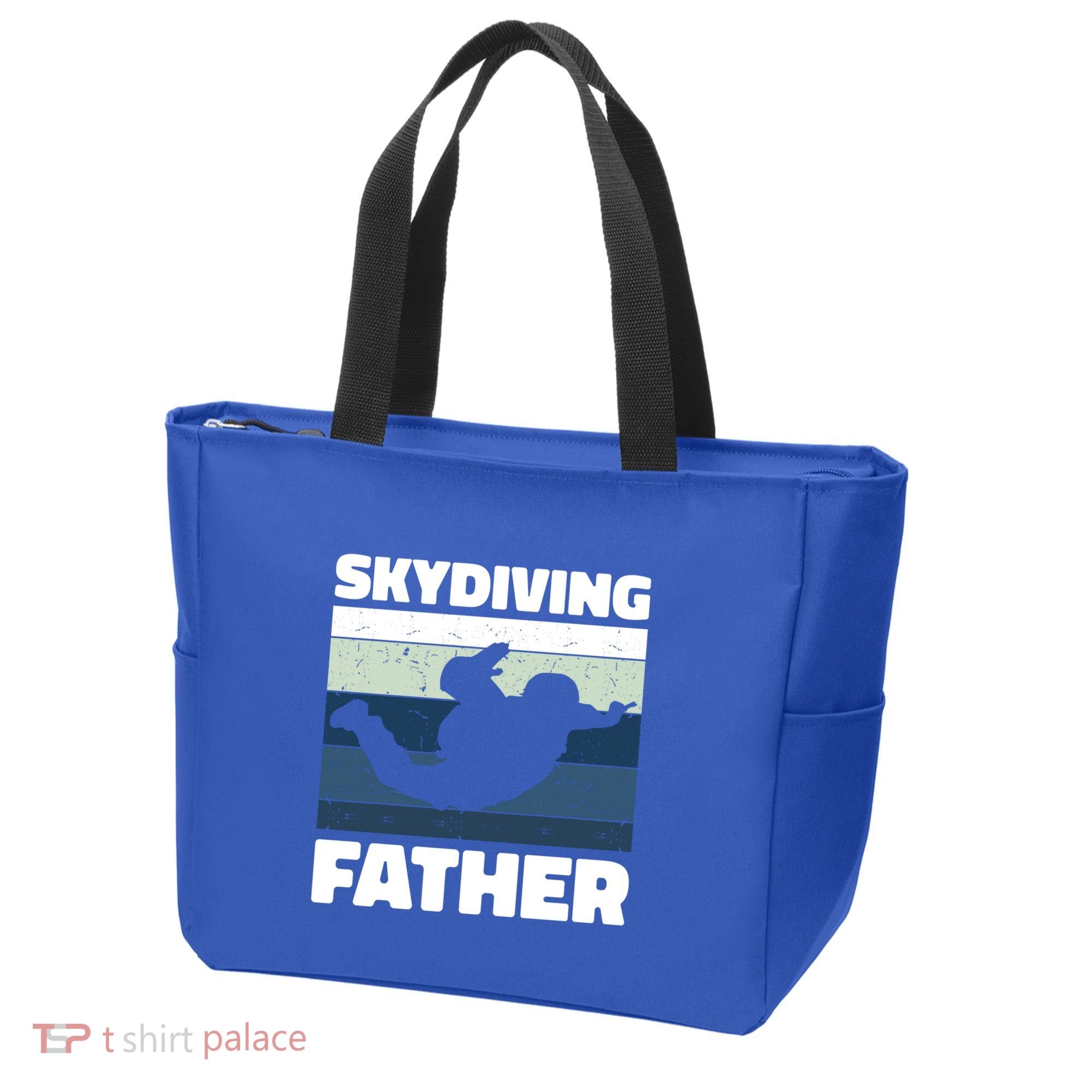 Skydiving Father For Father's Day Gift Tote Bag