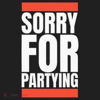 Sorry Funny For Partying Halloween Birthday Costume Golf Towel thumb 3