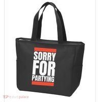 Sorry Funny For Partying Halloween Birthday Costume Tote Bag thumb 3