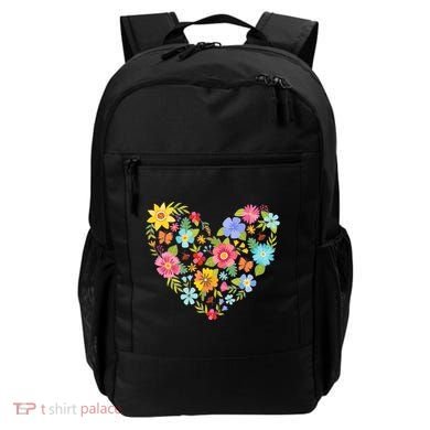 Springtime Flowers Floral Heart Backpack