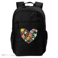 Springtime Flowers Floral Heart Backpack thumb 0